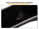41" Folk Guitar ABS Molded Carrying Case Fits Most Acoustic Guitars Microgroove Grayish Blue 59331234