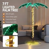 7ft 306 Lights 31V 6W Coconut Tree Lights Garden Tree Lights Decoration 49854493