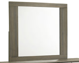 Gem Modern Style Mirror Made with Wood in Beige & Brown B009P254154