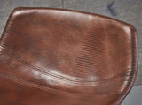Set of 2 30" Dax Faux Leather Barstool Brown 57582.00