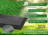 3FTX5FT Outdoor Artificial Grass Runner Rug, Thick Realistic Fake Grass Roll Decor Patio Balcony 68721358