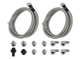 6AN 70" Braided Transmission Cooler Lines Kit For Ford AOD 4R100 OFK19-70-SS 12334823
