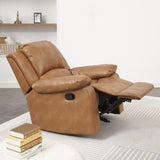 Charlotte Saddle Leather Gel Glider Recliner B050P322573