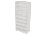 CD DVD storage cabinet, bookcase, adjustable shelf 8-layer storage, display bookshelf, home, office, 46840276