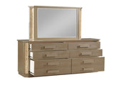 Medusa Dresser Made with Wood in Gold Finish B009139109