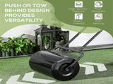 20-Inch Push/Tow Behind Lawn Roller, 10-Gallon Fillable Garden Roller for Flattening Sod, Lawn & 40870182