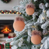 4PCS Set 4.7" Christmas Ball Ornaments Glass Hanging Balls for Holiday Tree Decor Shiny Xmas Party 33624974