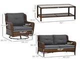 Pieces Patio Furniture Set 97277803