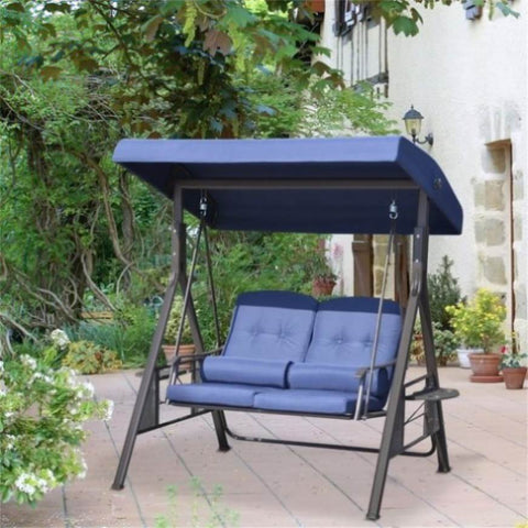 ZUN 2 seats Outdoor Patio Swing Chair （ Prohibited by WalMart ） 61467757