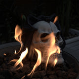 ZUN Fire Pit Demon Skull Gas Log for Ventless & Vent Free, Propane, Gel, Ethanol, Electric, Outdoor W2734P194125