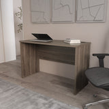 FM FURNITURE Rough Rock Minimalist Home Office Work Desk with Cable Management . Dark Walnut B128P283294