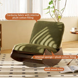 Comfortable Glider Rocking Chair, High-Quality Upholstery Glider Chair, Solid Wood Frame, Perfect W2105P145993