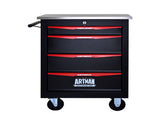 4 Drawers Multifunctional Tool Cart with Wheels,Metal Rolling Tool Cart Storage for Garage Workshop W1102P245246