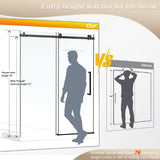 Frameless Single sliding shower door 56-60 "W x 76" H, 1/4 " Clear Tempered Glass, Explosion W1675P307002