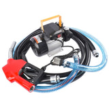Self Priming 110V AC 16GPM Oil Transfer Pump Fuel Diesel Pump Kit w/ Hose Nozzle 15684399