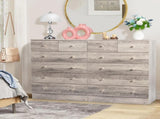 Modern Simple 6-Drawer Dresser Gray 89621614