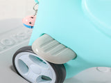 Rocking Horse Toddlers, Balance Bike Ride On Toys with Push Handle, Backrest and Balance Board 44015752