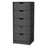 ZUN Dillon 5 Narrow Drawer Dresser, Tall Chest of Drawers B200P176103