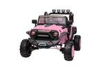 ZUN 24V 9Ah Ride on Toy for Big Kids, 2-Seater Powered Ride-on Truck Car with Remote,pink W2058P203309