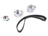 Belt Drive Pulley Kit Long Water Pump for Small Block Chevy 283 305 327 350 383 400 Engines Billet 18536536