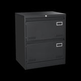 ZUN 2 Drawer Metal Lateral File Cabinet with Lock,Office Vertical Files Cabinet for Home 47919085