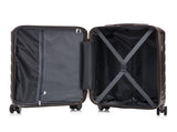 14"/20" 2 pcs/set in ABS Spinner Wheel Luggage, with Combination Lock,14" Cosmetic Case W2787P438042
