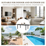 97.2"L Extendable Aluminum Outdoor Dining Table W1859P359697