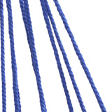 Distinctive Cotton Canvas Hanging Rope Chair with Pillows Blue 14232783