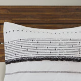 King/Cal King Cotton Printed Duvet Cover Set with Trims B03596488