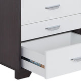 Eloy White & Black Finish Accent Table B2726P287564