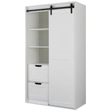 ZUN 71-inch closets,large closets laundry cabinets,Plastic suction process,farm slide barndoors,save 91953791