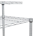 US 4Tier Kitchen Bakers Rack Microwave Oven Stand Storage Cart Workstation Shelf 15516534