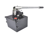 Double Acting Hydraulic Hand Pump, 3600 PSI & 1.5 CID, Hand Operated Hydraulic Pump with 5 Quart 45183422