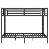 Metal Queen over Queen Bunk Bed for Teens and Adults,Space-Saving/Noise Reduced/No Box Spring 00245031