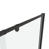 32-36" W x 72" H Piovt Swing Glass Shower Door,Pivot Frame Sliding Shower Door with 1/4" Clear W2122P298100
