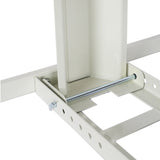 1800 Lb. Capacity Motorcycle Stand/Wheel Chock,adjustable heavy duty with 4 sets tie down W46542402