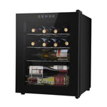 ZUN JC-48 115V 85W 1.7cu.ft/49l Electronic Wine Cabinet Cold Rolled Sheet Transparent Glass Door / 72158595