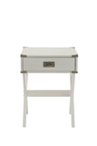 Babs White Finish Accent Table B2726P270997