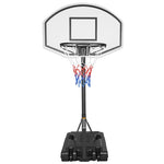 ZUN Portable Poolside Basketball Hoop Swimming Pool 3.1ft to 4.7ft Height-Adjustable Basketball System 12837257