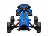 Blue 12V Electric Go Kart Kids Ride On Toy with EVA Tires, for Backyard Outdoor Play, 2 Speeds, 28979378