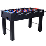 ZUN 54-Inch Hurricane Foosball Table for Family Game Rooms with Light Cherry Finish, Analog Scoring and W465P164160