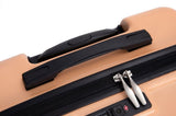 Expandable 3 Piece Luggage Sets PC Lightweight & Durable Suitcase with Two Hooks, Spinner Wheels, 57841109