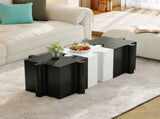 Puzzle Art Side Table, Modular Convex Edge MGO Table - Buy Singles or Combine for Custom Layouts, N770P347931B