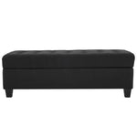 ZUN Storage Ottoman End of Bed Storage Bench, 51-inch Large Tufted Foot Rest Sofa Stool for Entryway 74803744