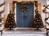 Black Small Pre Lit 4 Foot Christmas Tree with 50 Warm White LED, Flame Retardant PVC Foliage, 27413573