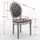 French Style Solid Wood Frame Antique Painting,Hand-pulled buckle decoration PU artificial leather W1143P166791
