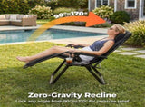 Portable Zero Gravity Chair with Ergonomic Design and 440 lbs Capacity 74234736