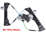 Front Left Side Power Window Regulator with 7-Pin Motor Fits for Chevy Volt 2011-2015 22938326 07885915