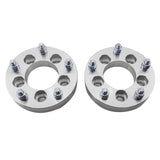 ZUN 2pcs Professional Hub Centric Wheel Adapters Silver 38434726