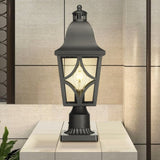 Outdoor Post Lights Lamp Post Light Fixture, Waterproof Aluminum Housing with Glass, Fence Post Deck W2714P218506